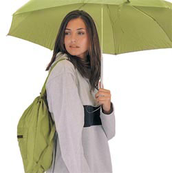 Paraguas plegable con mochila - de promocionales